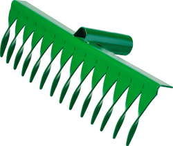 РОСТОК 364 x 72 мм, 14 витых зубцов, рабочая поверхность из стали, покрытие краска, без черенка, грабли (39600-14)