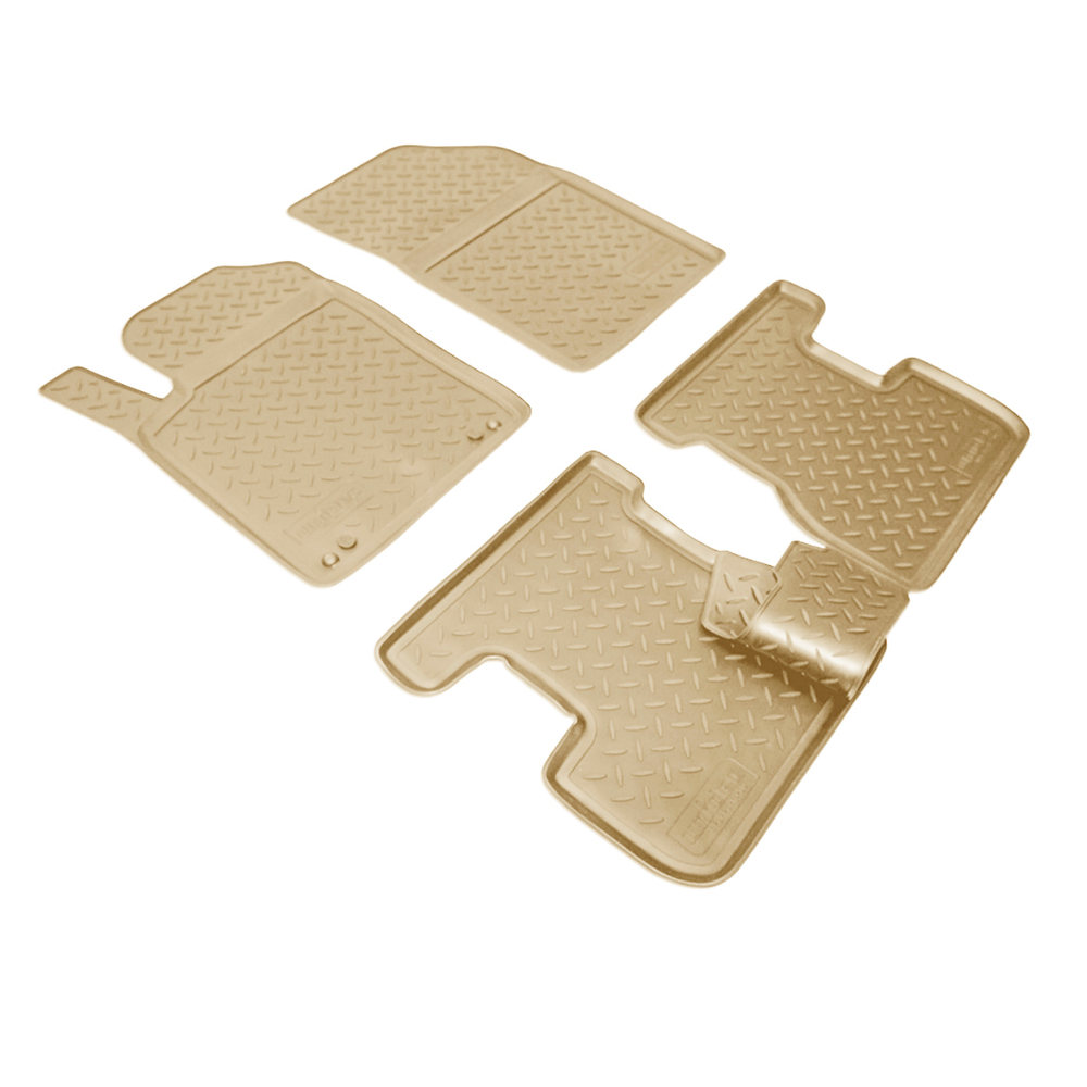 Ковры в салон Norplast/Unidec для Citroen DS3 в кузове S (2010-)Полиуретан,Бежевый, арт.NPL-Po-14-30-B