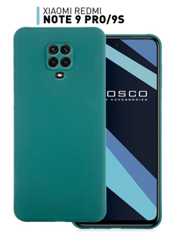 Чехол ROSCO для Xiaomi Redmi Note 9 Pro;Xiaomi Redmi Note 9S оптом (арт. XM-RN9S-COLOURFUL-DARKGREEN)