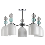 5235/5C MODERNI LN26 151 хром Люстра потолочная E27 5*40W 220V GILLIAN