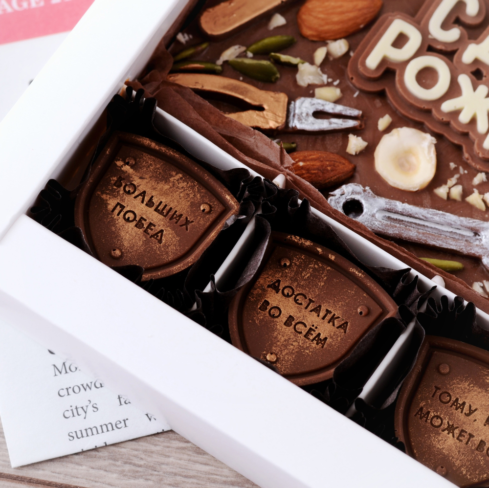 Набор шоколада "С днем рождения"