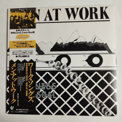 Винтажная виниловая пластинка LP Men At Work Business As Usual (Japan 1982) (Obi)