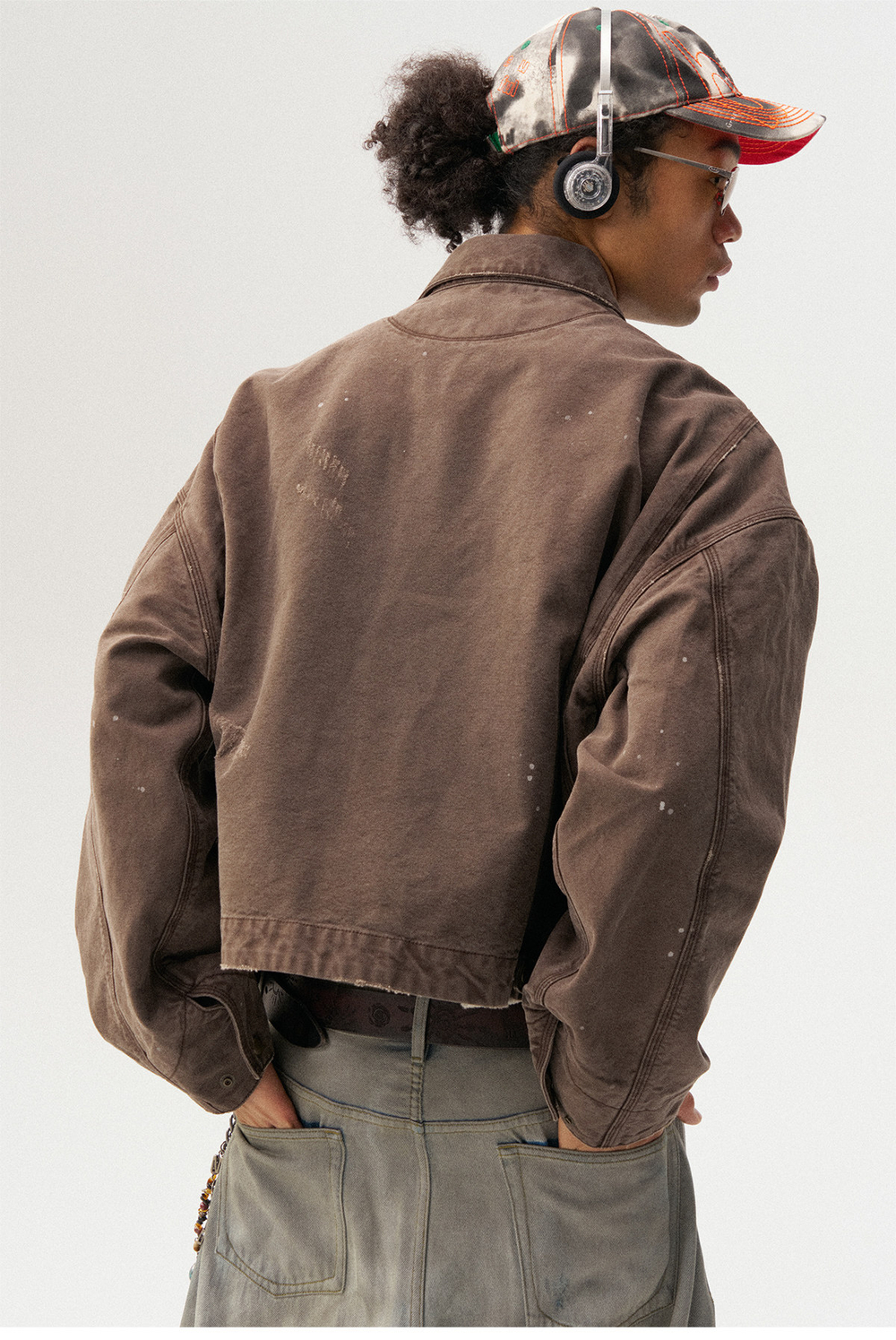 Куртка Nothomme Monterest Year of the Horse Limited Edition Vintage Washed Distressed Detroit Loose Fit Cropped Canvas Jacket