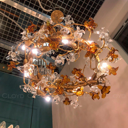 Люстра Cloyd GUATEMALA C14 / Ø60 см - латунь (арт.11215)