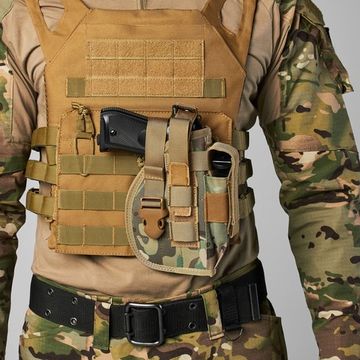 Тактическая кобура с креплением Molle TS40, Multicam