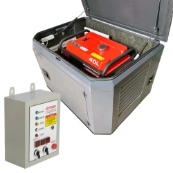 A-iPower A9000EAX бензиновый генератор в кожухе 1200 RAL 7024 с блоком АВР 400В/25А (8 pin) New УТ-11183965/29109