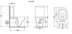 Унитаз Grossman GR-4448S компакт