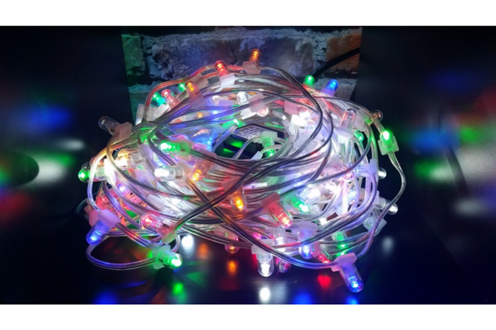 NEW!!! LED-LP-200-30M-12V-M-F(W), Светодиод. клип-лайт, 30М Flash