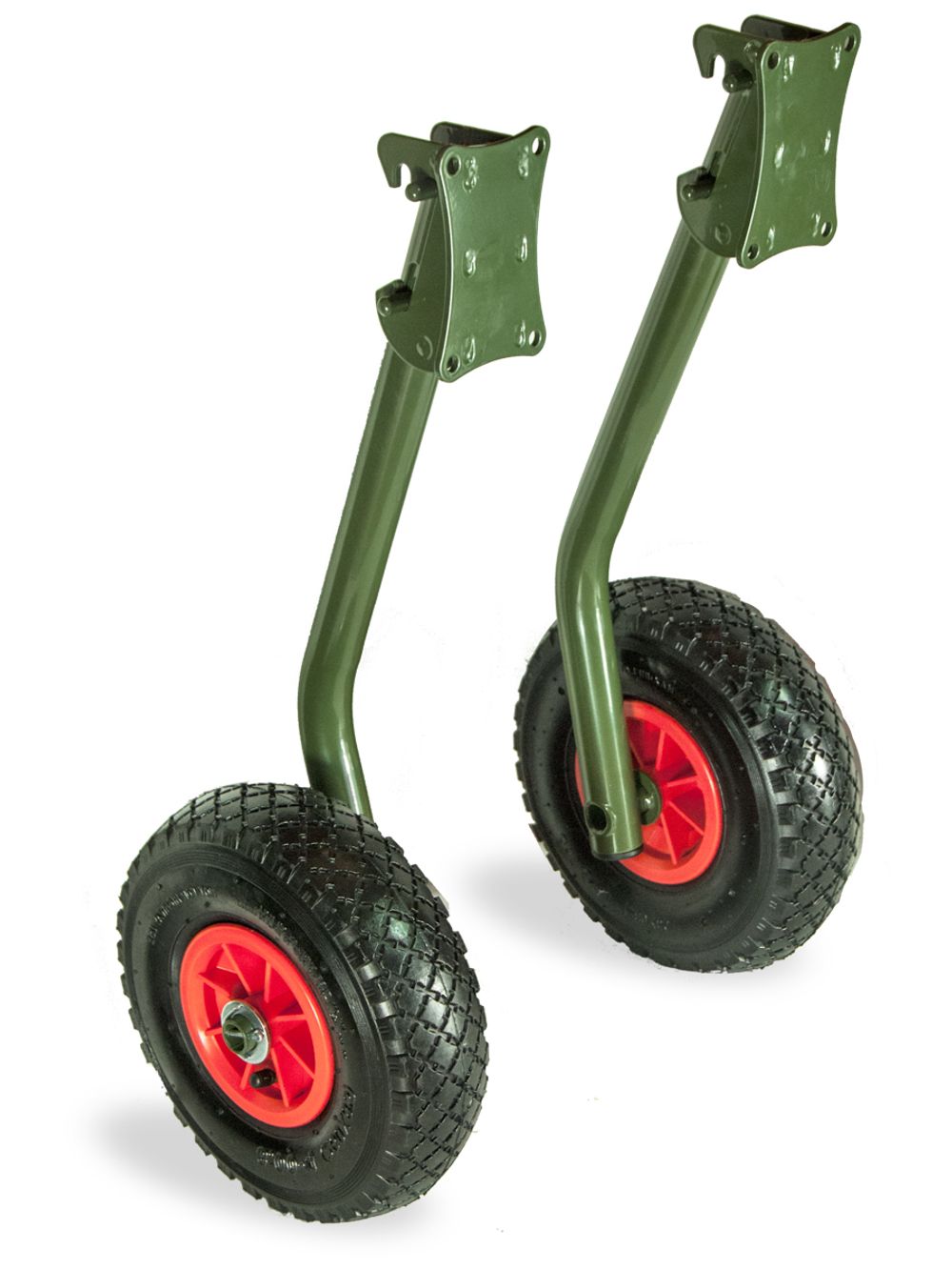 Транцевые колеса быстросъемные с усиленным креплением для лодок с НДНД