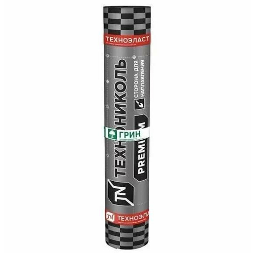 Рулонная гидроизоляция Технониколь Техноэласт Грин ЭПП 1х10 м