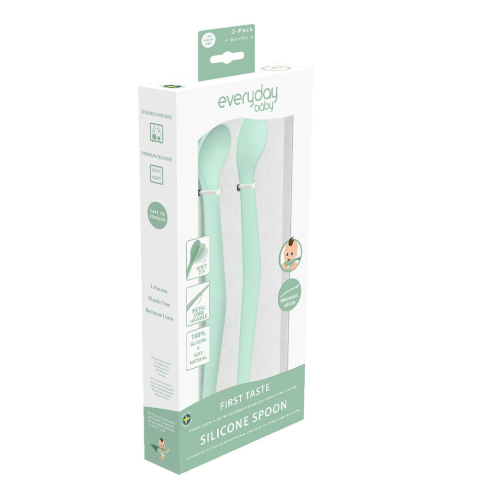 Набор ложек Everyday Baby 2 шт, мятный