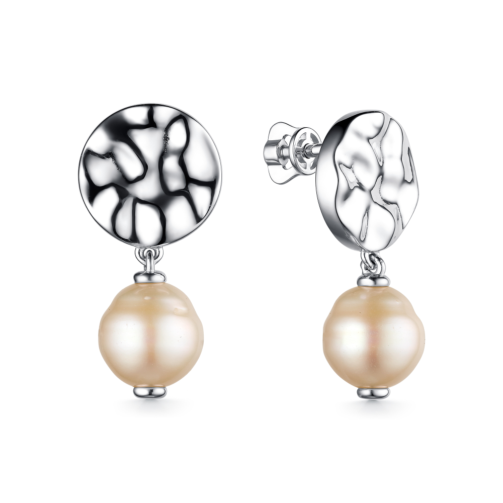 Серьги из серебра pearl