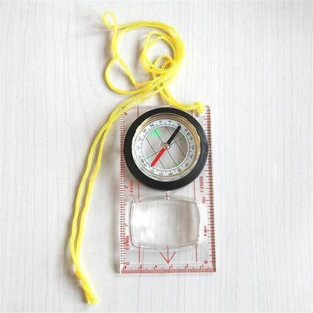 Компас жидкостный с линейкой тип КМ-038