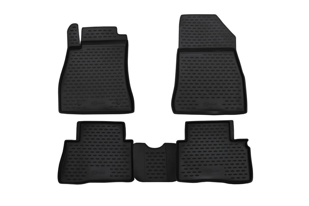 Коврики Optimum, в салон NISSAN Juke, 2010-2014, 2014-  клипса R/N, 4 шт. (повышенная износостойкость, полиуретан, чёрные) Format.FORMAT.CARNIS10044