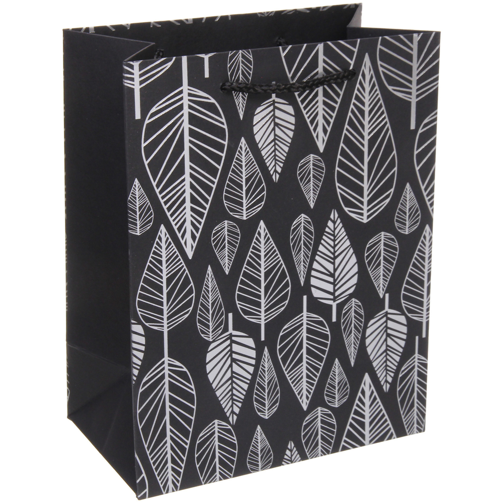 Пакет подарочный «Изящные листья» 23*18*10 см