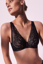 Бюстгальтер-бралетт Frozen Black (Размер: 85C) (Цвет: черный)