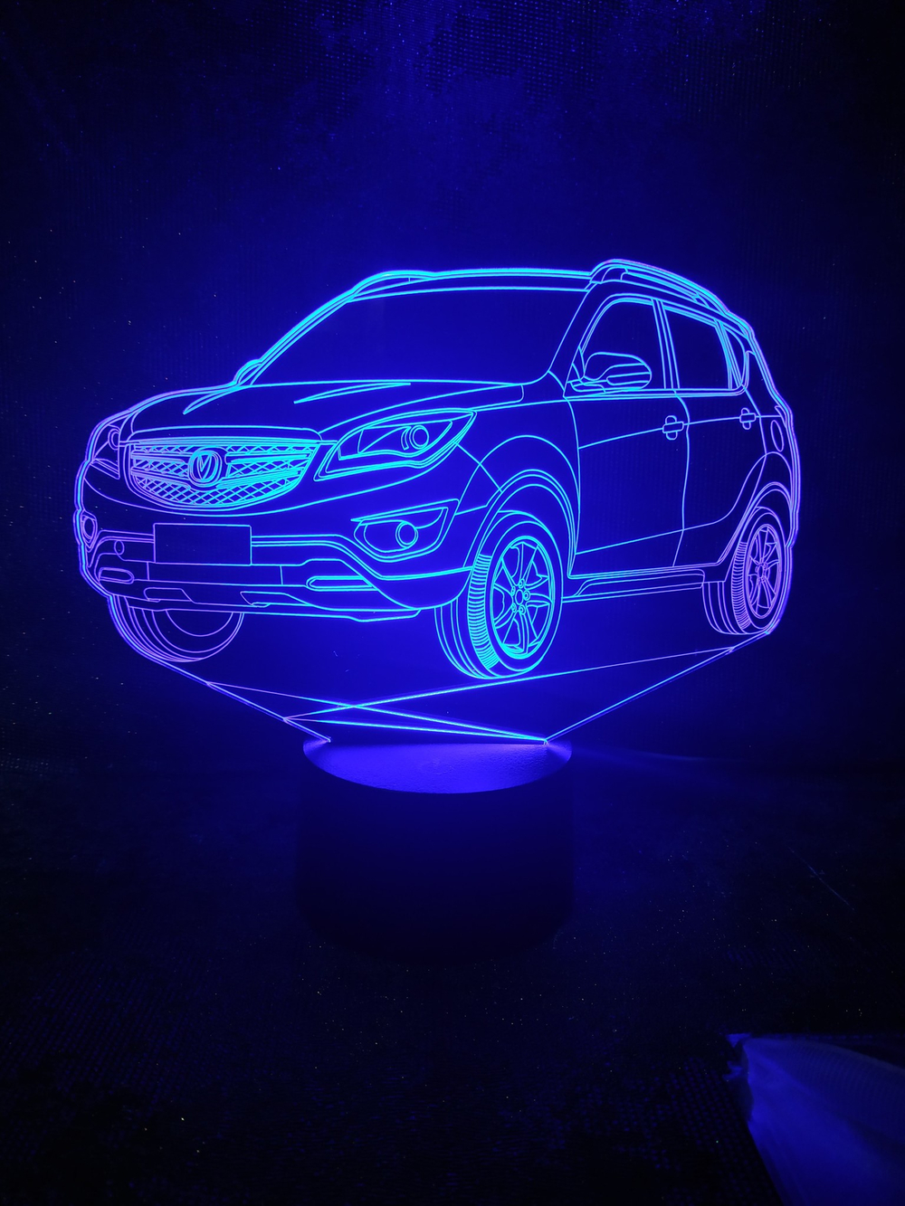 3Д-Светильник "Автомобиль Changan"