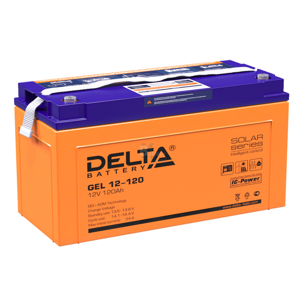 Аккумулятор Delta GEL 12-120 (AGM+GEL)