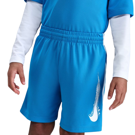 Детские теннисные шорты Nike Boys Multi Dri-FIT - light photo blue/white/white