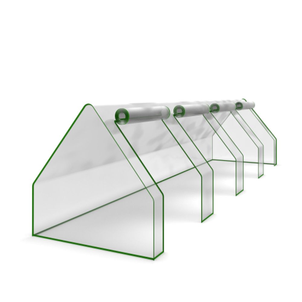 Чехол для теплиц GREEN APPLE GA-House-4х-frame cover на молнии 3600х900х900 мм | Теплица