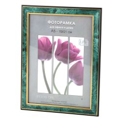 Фоторамка Interior Office 2 серия 285/ 21х30 малахит пластиковая
