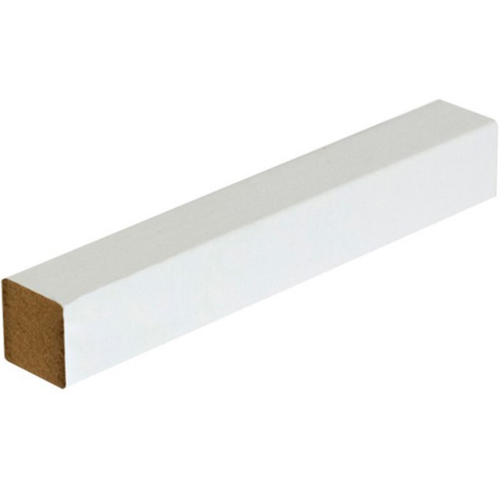 Соединитель для плинтуса МДФ Smartprofile Gloss белый 18х18х122 мм