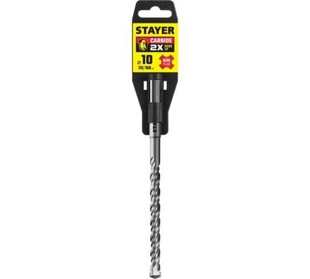Бур STAYER по бетону, 10х160мм 2930-160-10