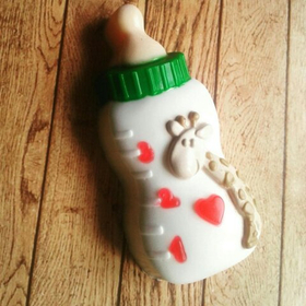 Форма для шоколада пластиковая Бутылочка детская