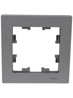 Рамка 1-я Schneider Electric Atlas Design алюминий
