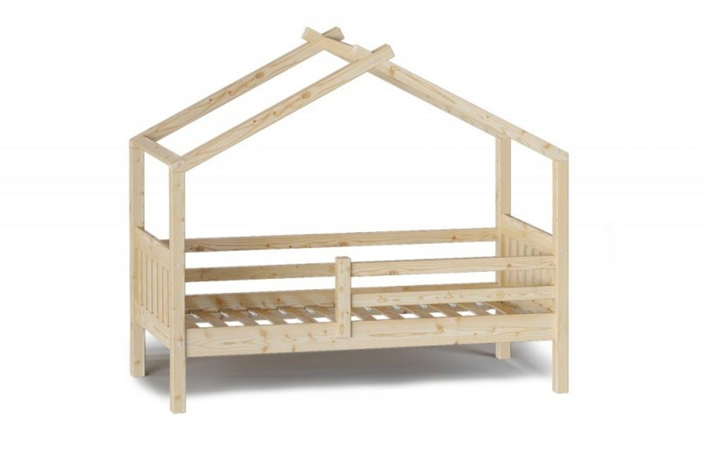 Ассоль кровать с надстройкой 1600х700 (прозрачный лак)