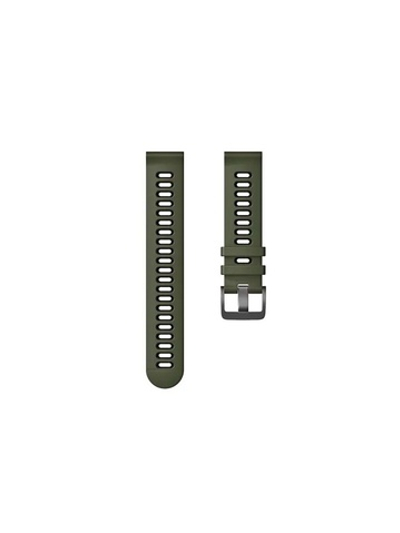 Ремешок 22 мм для GARMIN FR 255, 265, 45, Venu 2, Vivoactive 4 / SUUNTO 5, 9 Peak / COROS Apex 2 Pro, Apex Pro, Apex46mm , Pace 3 силиконовый двухцветный (S22-QR2CL-HKBL)