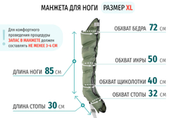 Seven Liner (Zam) Манжеты для ног (закрытые шланги), L (без аппарата)