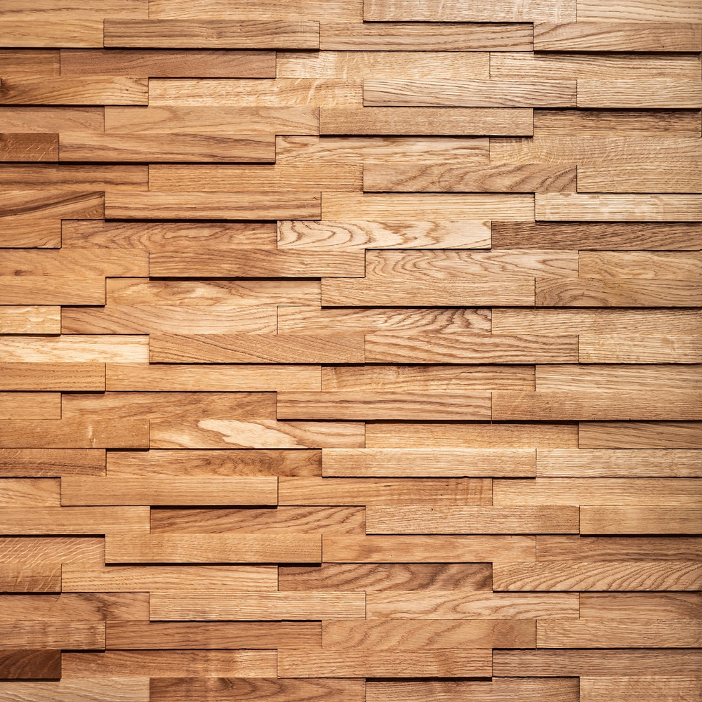 Деревянная мозаика для стен Wood Mosaic Астра Дуб