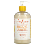 SheaMoisture, Make It Last Wash N 'Go, шампунь, кокосовый крем, с маслом кокум и маслом пекуи, 384 мл (13 жидк. Унций)