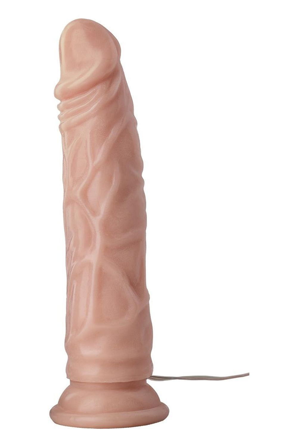 Телесный вибромассажер Lovely Lord - 21,5 см. (Цвет: телесный)