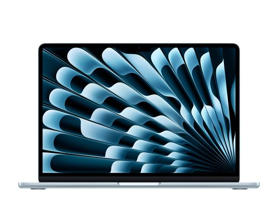 Ноутбук Apple MacBook Air 13.6 (2026) M5 16/512 ГБ Небесно-голубой (MDHH4)