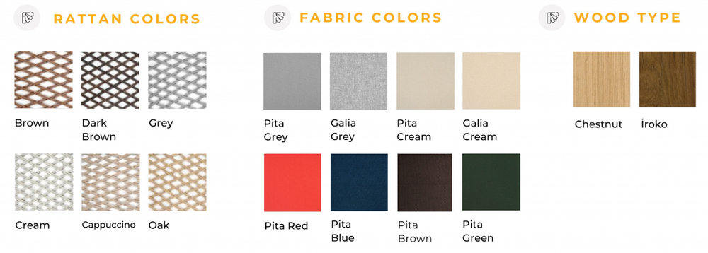 Кресло деревянное плетеное с подушками Tagliamento Leona