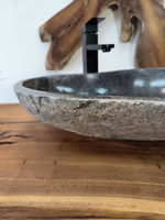 Раковина из речного камня RS-65892 66х42х15 из натурального камня