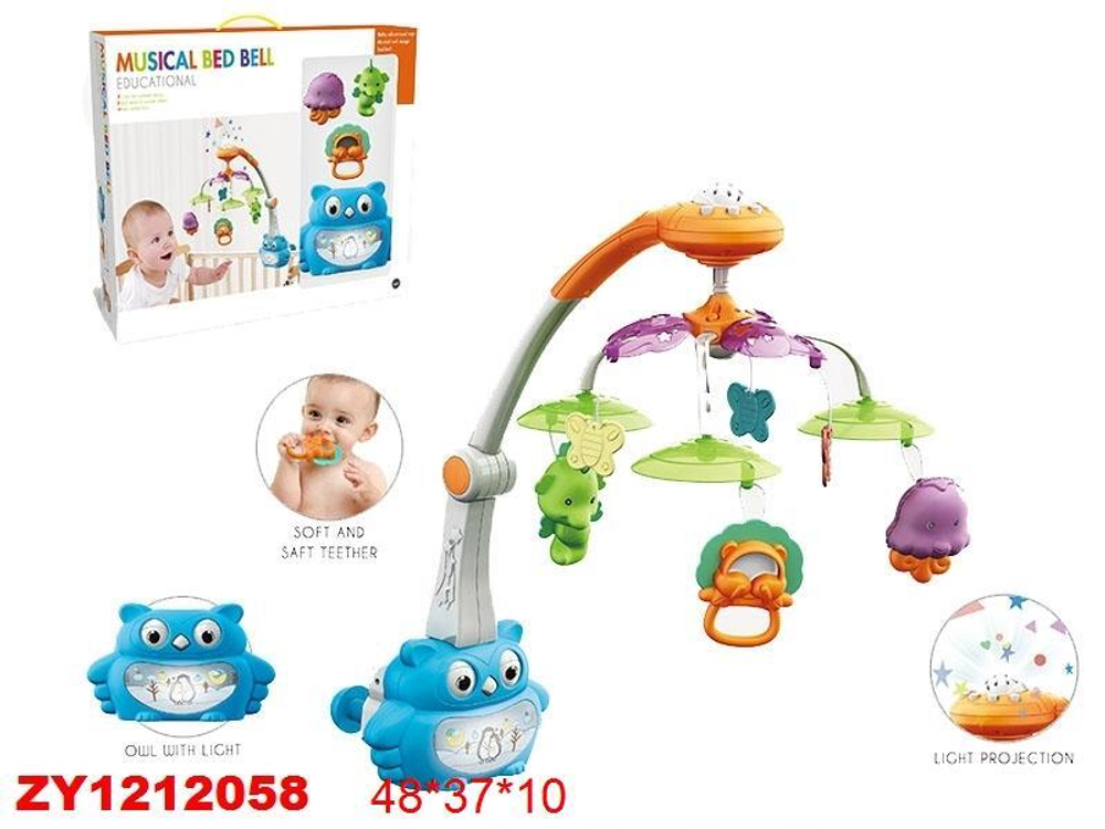 Карусель музыкальная для новорожденных, коробка N5073