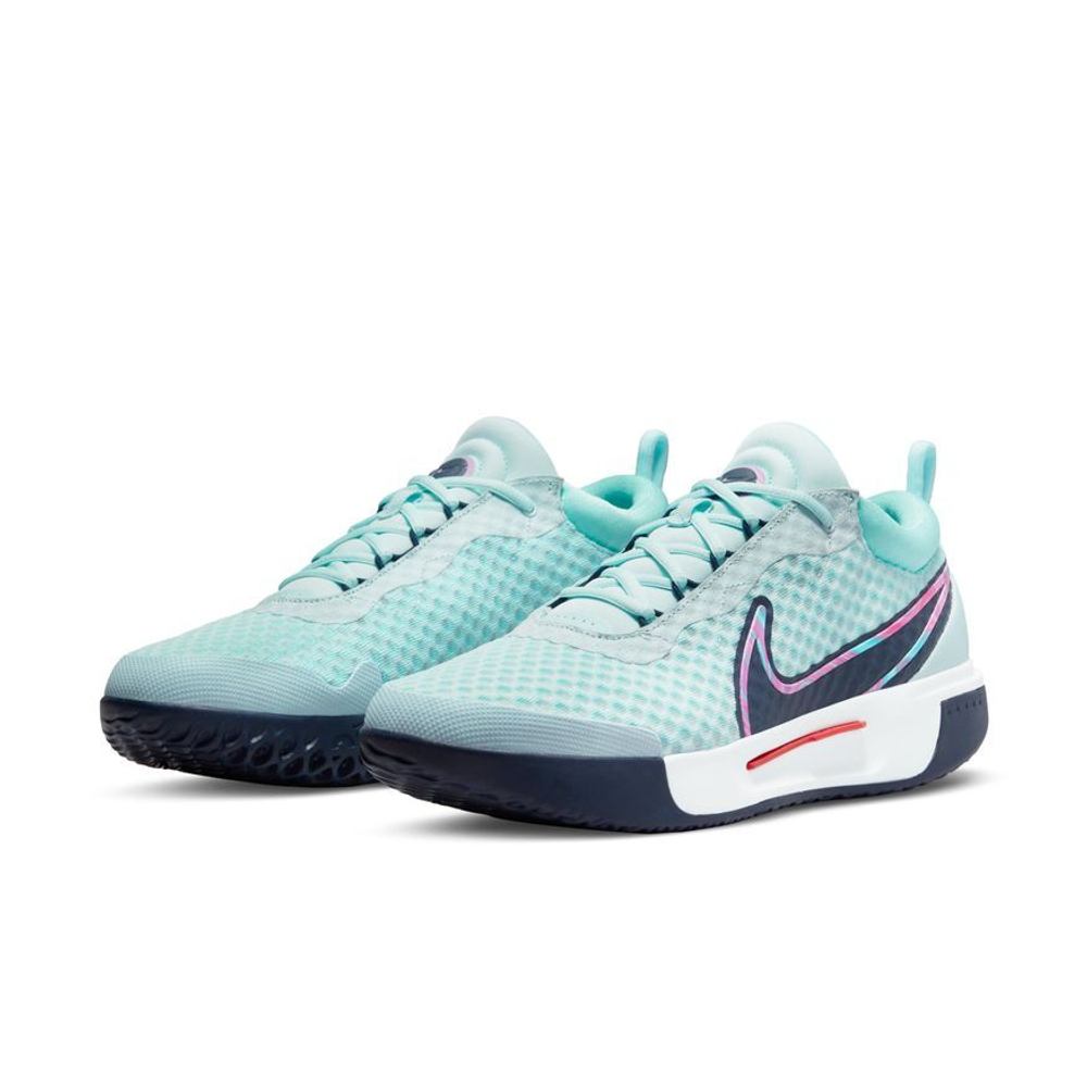 Мужские кроссовки теннисные Nike Zoom Court Pro - glacier blue/copa/white/midnight navy