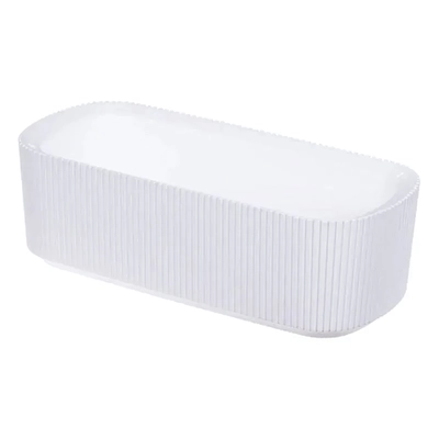 Кашпо СТРИП 290мм 1,7л со вставкой Белый