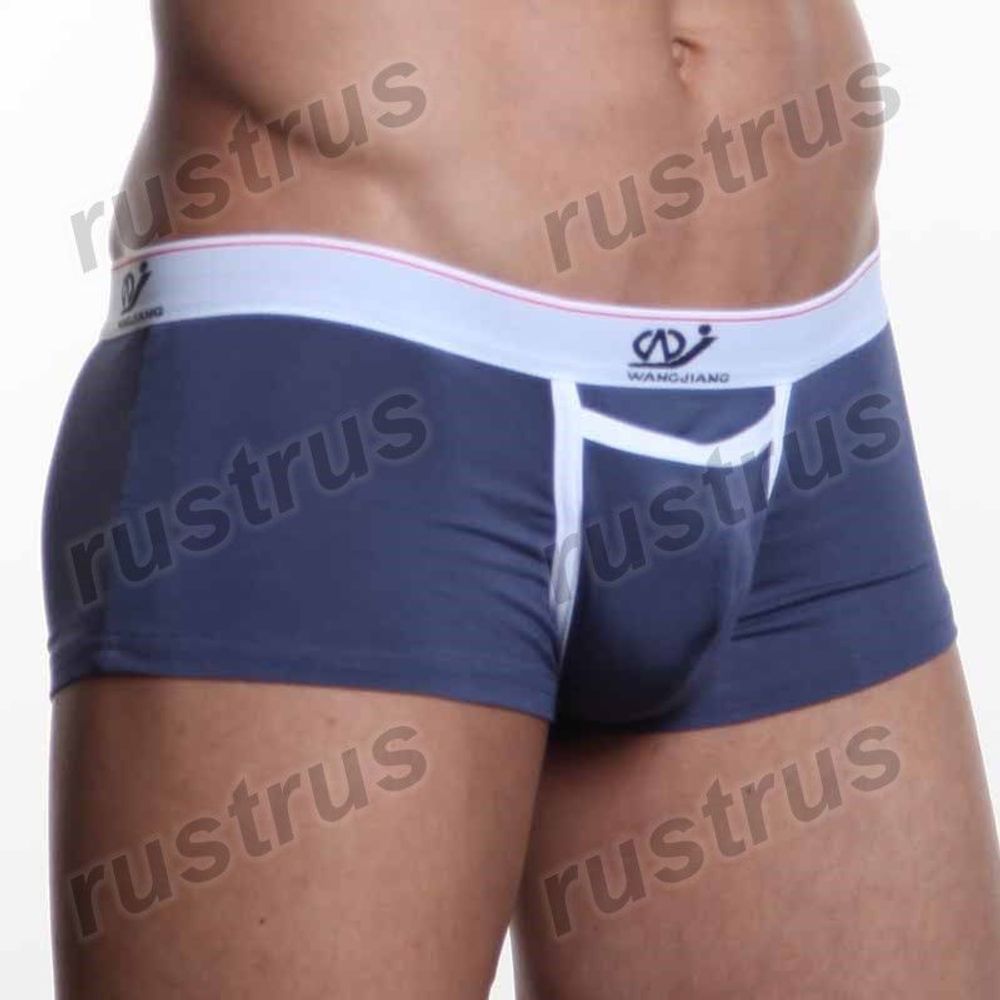 Мужские трусы хипсы синие WANGJIANG WG00002