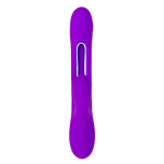 Вагинально-клиторальный вибратор 25см с функцией фингеринга Secwell Flicking Vibrator SW20291