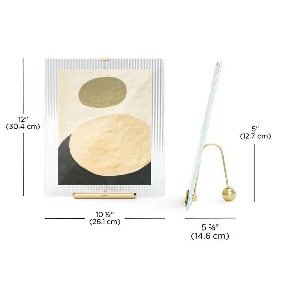 Фоторамка flute, 26х30 см, латунь