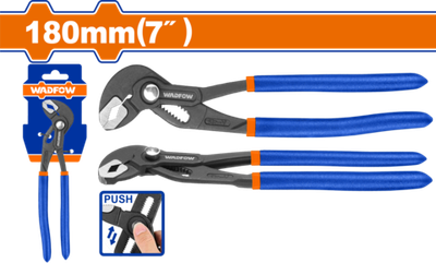 Клещи переставные 180 мм WADFOW WPL6707