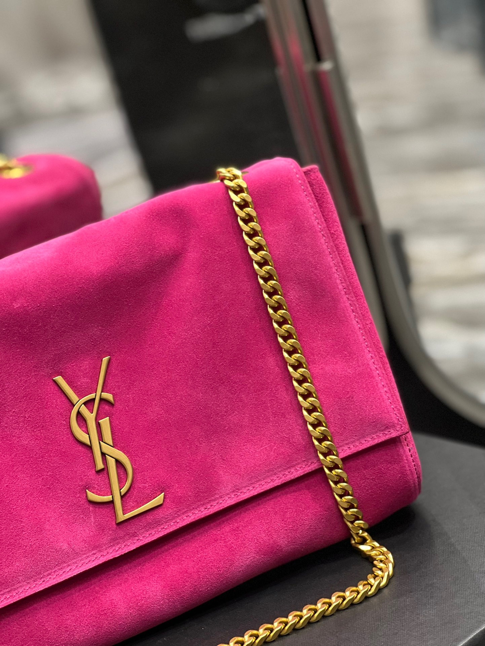Saint Laurent Kate Medium Reversible Chain Bag 28 cm