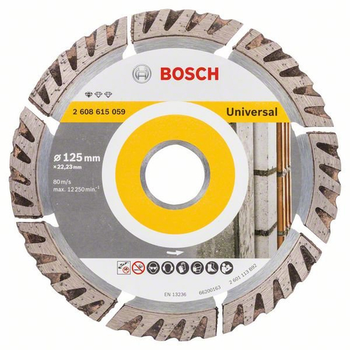 Алмазный отрезной круг Standard for Universal 125x22,23 BOSCH 2608615059