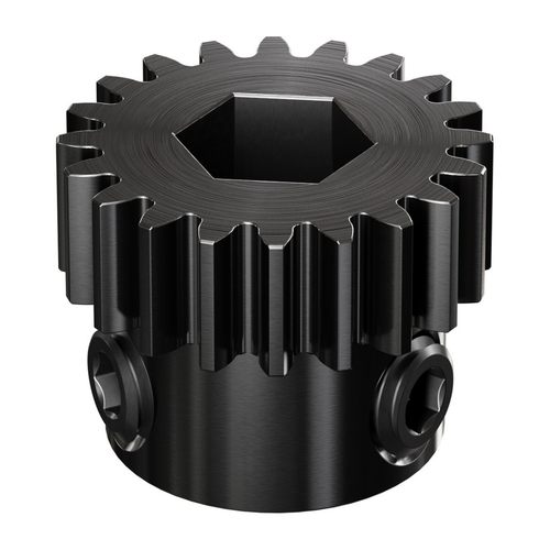 2303 Series Steel, MOD 0.8 Pinion Gear (8mm REX™ Bore, 20 Tooth)