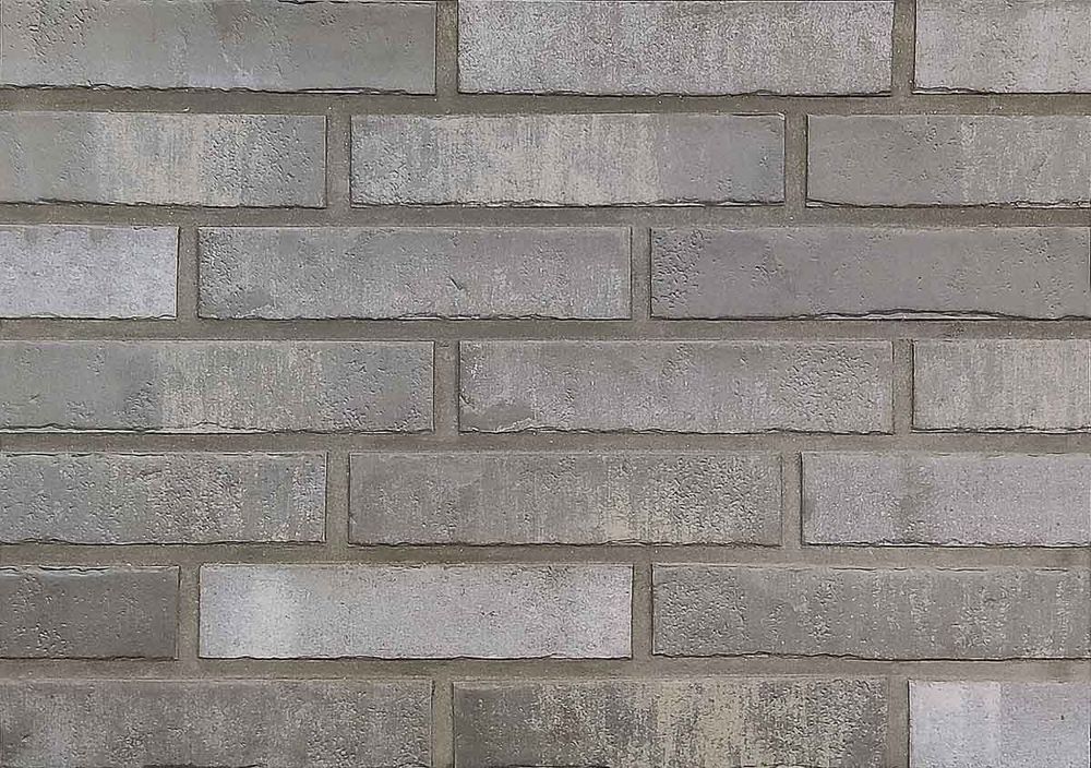 Westerwalder Klinker WK124 Dunkelgrau, Urban 240x52x10 - Глазурованная фасадная плитка