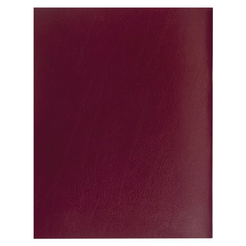 Тетрадь бумвинил, А4, 96 л., скоба, офсет №1, клетка, STAFF, БОРДОВЫЙ, 403420